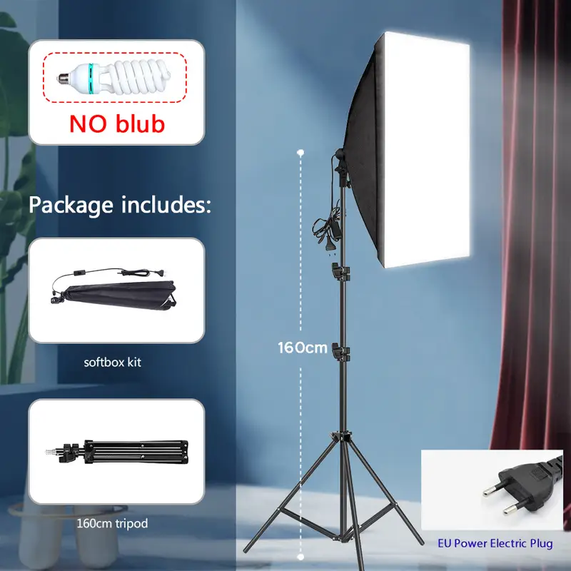 Professional Softbox Lighting Kit